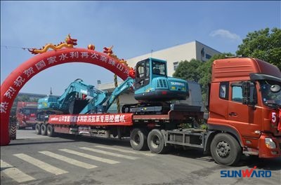 征战国家水利——球友会体育-球友会体育（中国）官方在线
智能价值近千万挖掘机批量发往福建