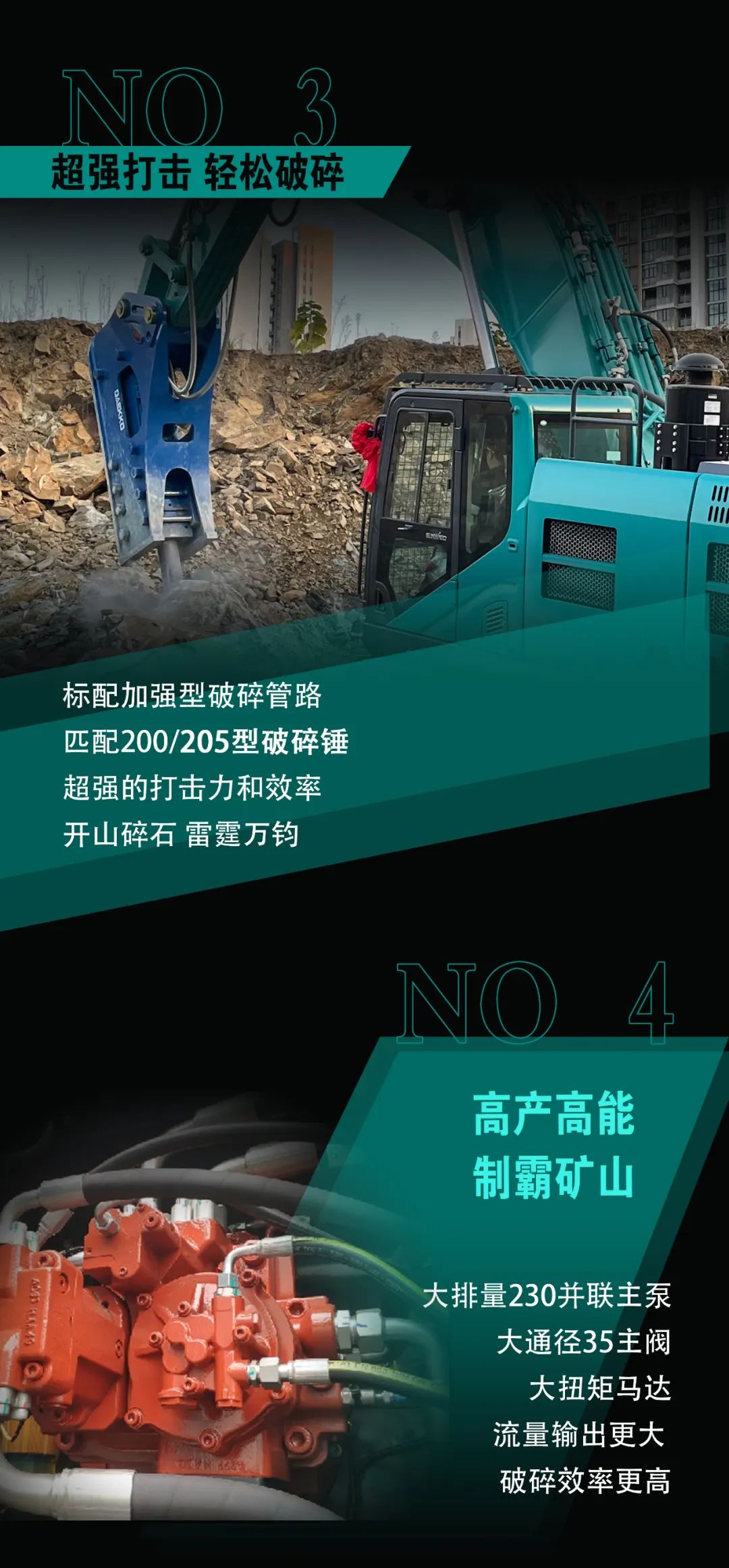 一图读懂 | 专为矿山重载施工而生！球友会体育-球友会体育（中国）官方在线
智能SWE600FB破碎锤重磅回归