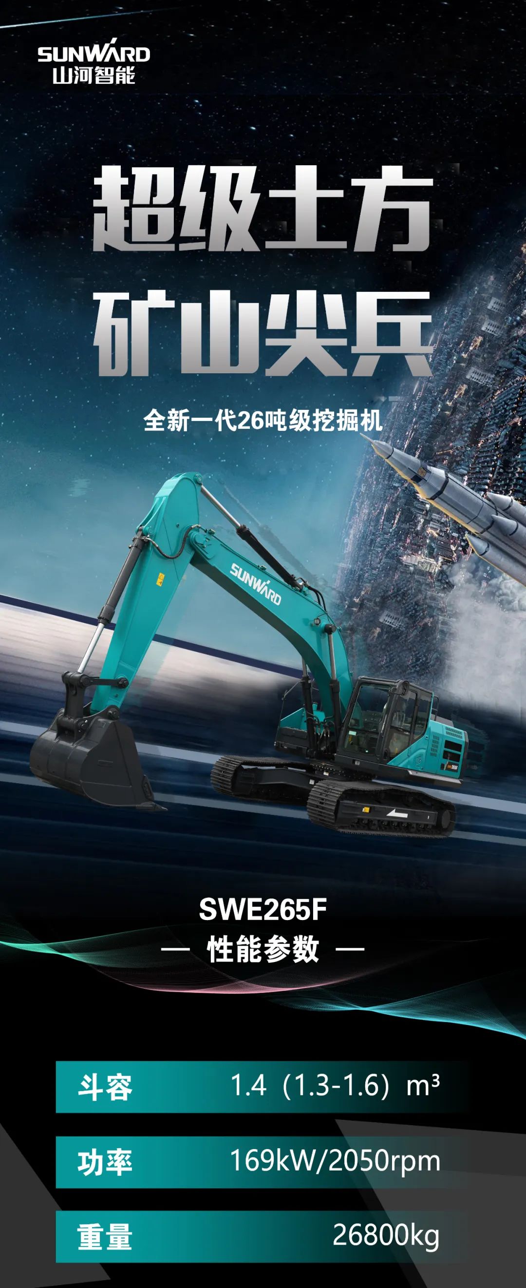 一图读懂 | 高配、高效！球友会体育-球友会体育（中国）官方在线
智能新一代26吨级挖掘机助您“掘”胜千里